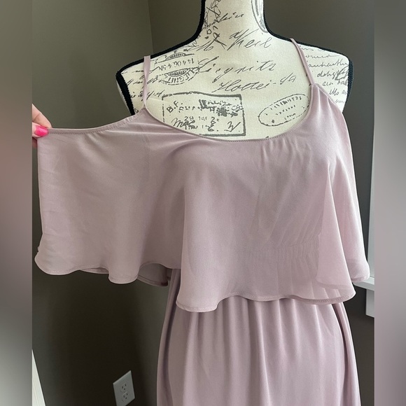 Show Me Your MuMu Caitlin Ruffle Maxi Dress, size M - Picture 2 of 5